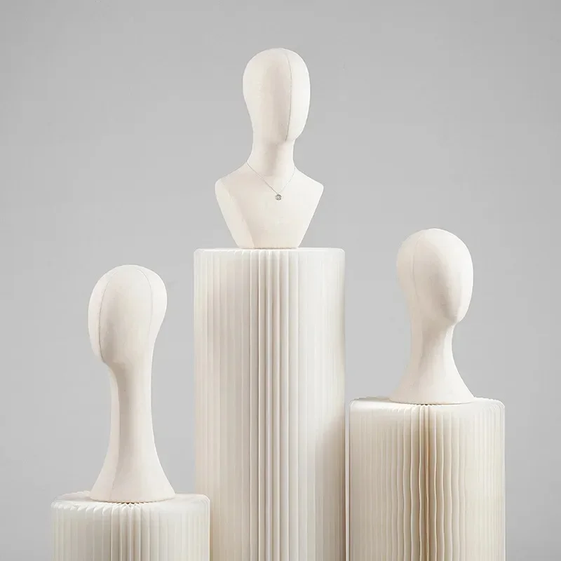 Body Jewelry In Store - Mannequin Head With Shoulders Bust Hat