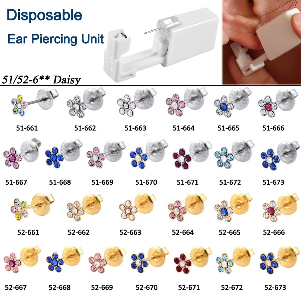 Body Jewelry Factory - 1PC Sterlised Disposable Safety Ear Nose
