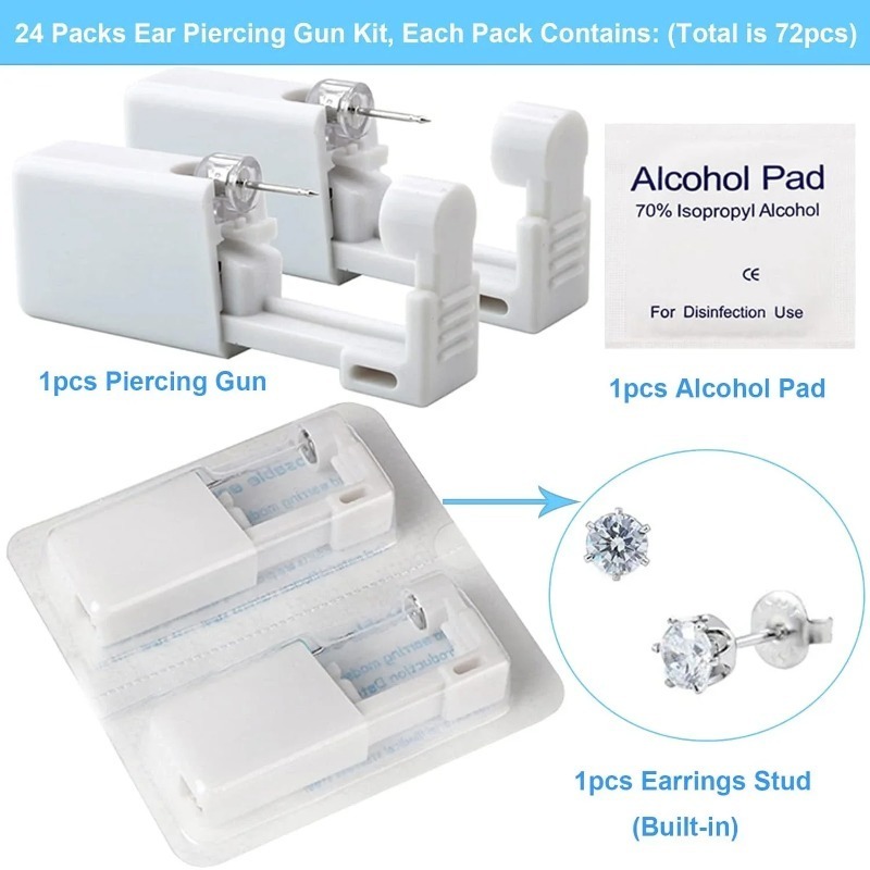 1/50pcs Ear Piercing Gun Dispo - đánh giá và giá Body Jewelry Factory