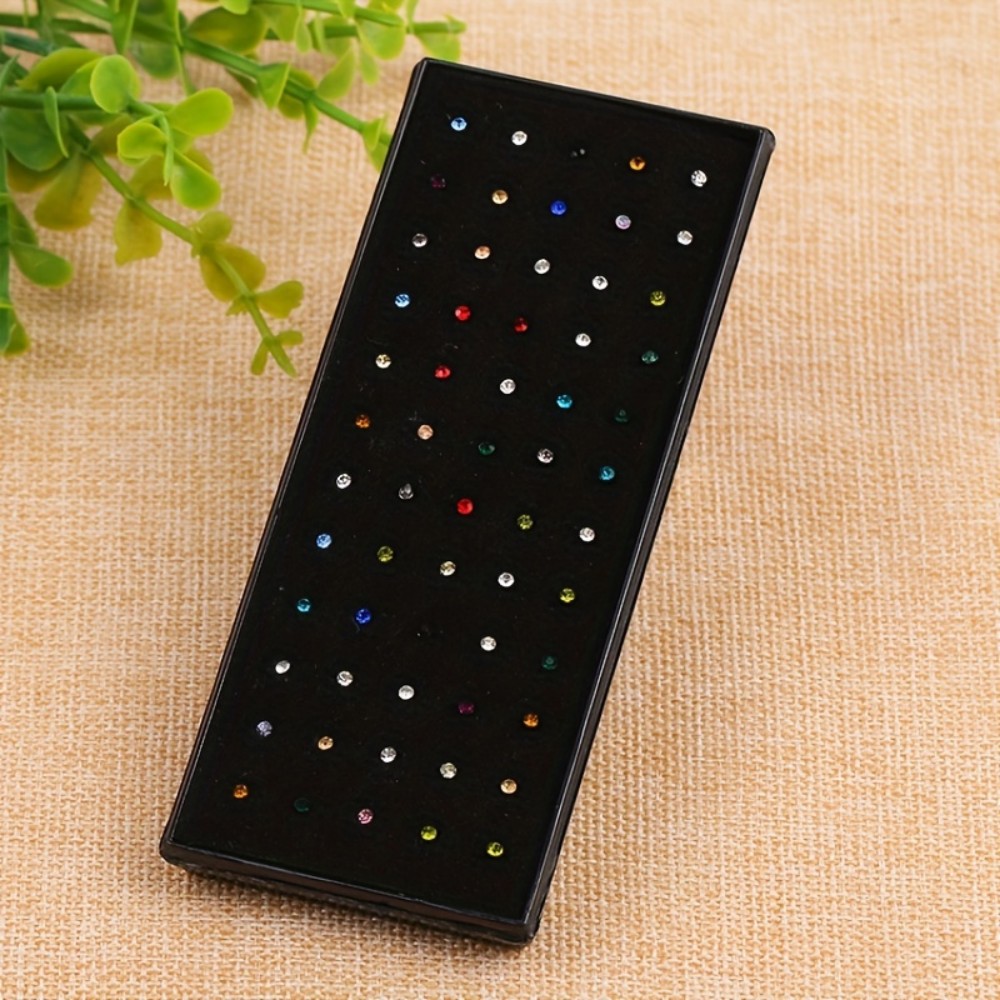60pcs Nose Ring Set Stud Earri - đánh giá và giá Body Jewelry In Store