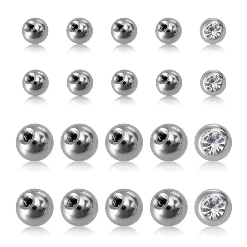 10pcs Piercing Balls 3mm 5mm S - đánh giá và giá Body Jewelry In Store