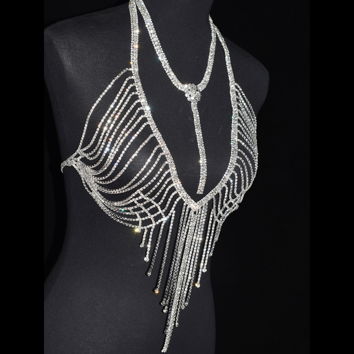 Sexy Luxurious Tassel Underwea - đánh giá và giá Body Jewelry Bra