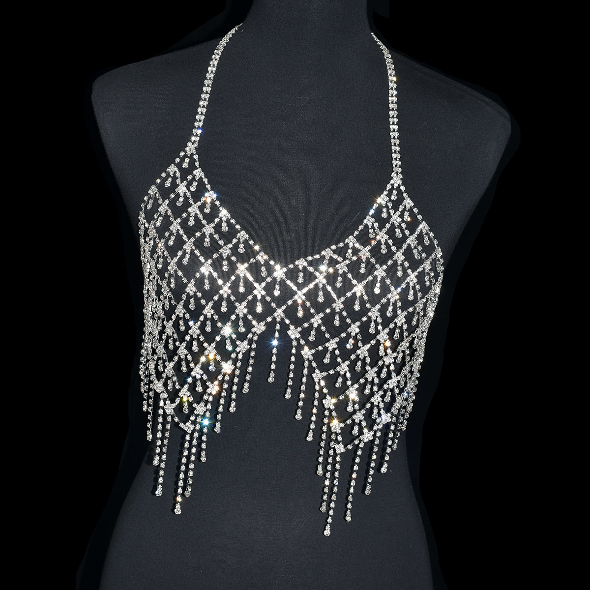 Sexy Luxurious Tassel Underwea - đánh giá và giá Body Jewelry Bra