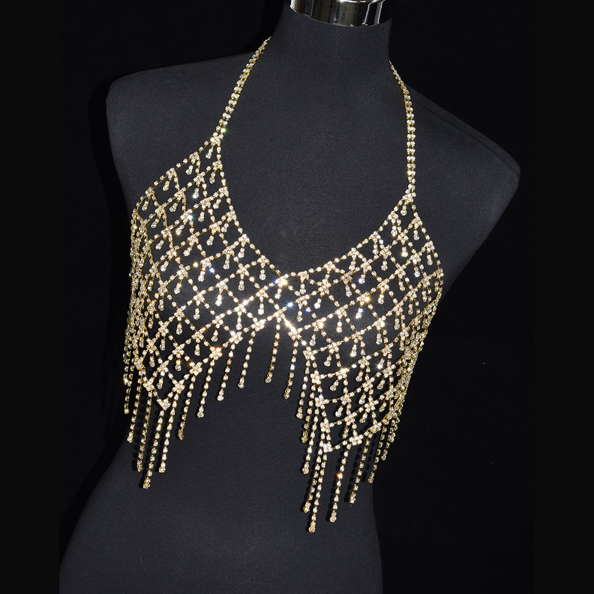 Sexy Luxurious Tassel Underwea - đánh giá và giá Body Jewelry Bra