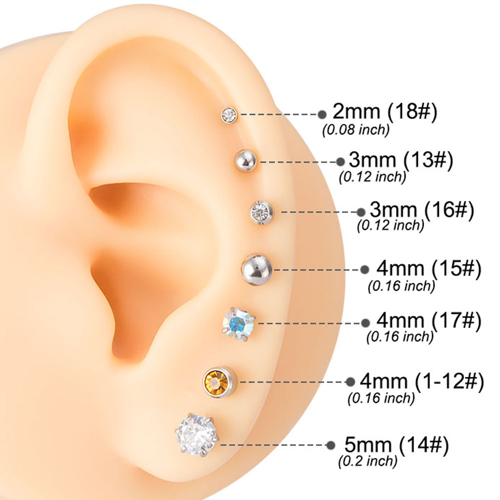1pc Disposable Green Ear Pierc - đánh giá và giá Body Jewelry Factory