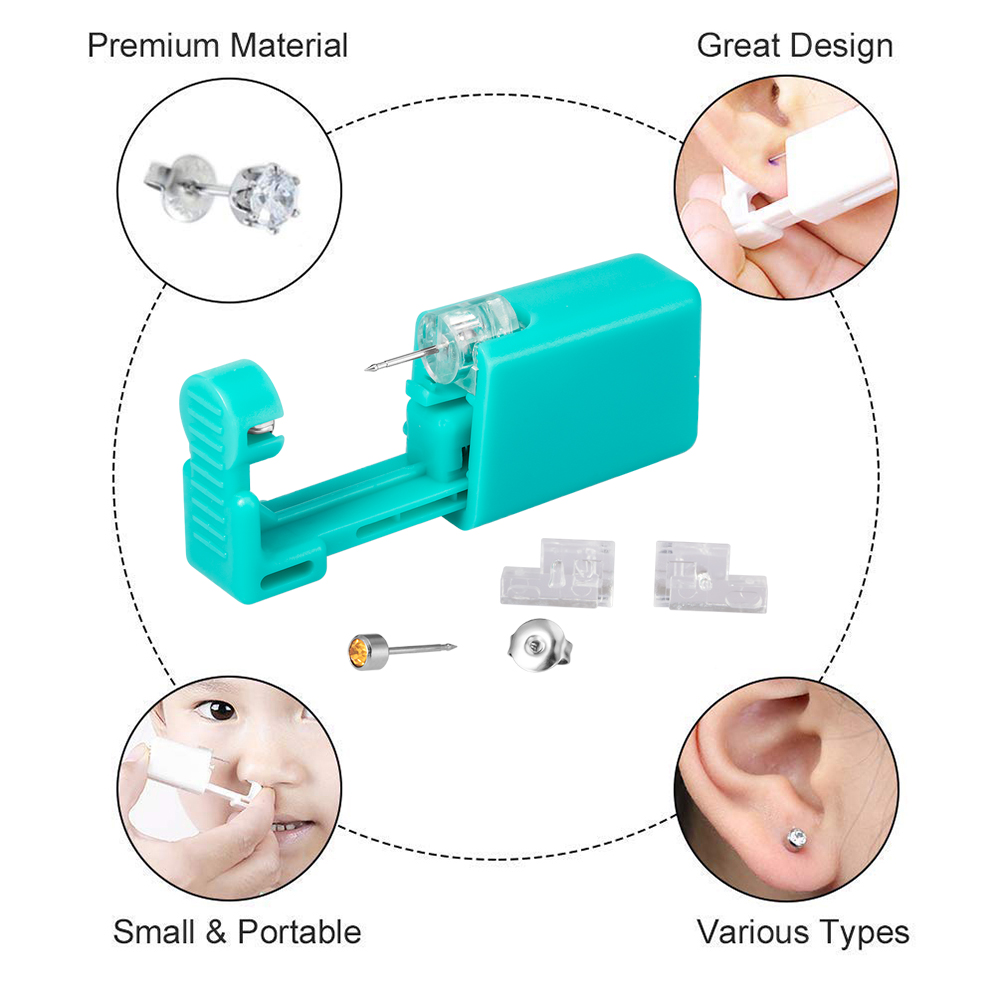 1pc Disposable Green Ear Pierc - đánh giá và giá Body Jewelry Factory