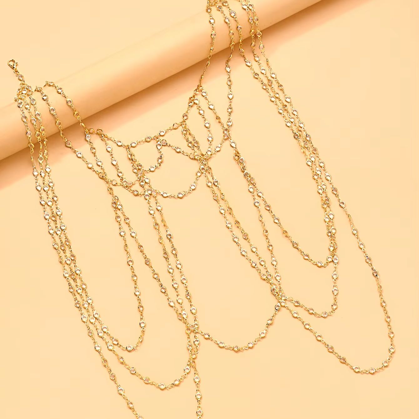 Gold Silver Plated Multi Layer - đánh giá và giá Body Jewelry Bra