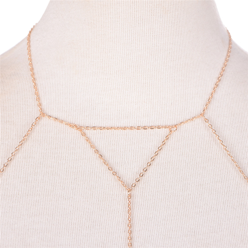 Thời Trang Vàng Bạc Chuỗi Nối  - đánh giá và giá Body Jewelry Bra