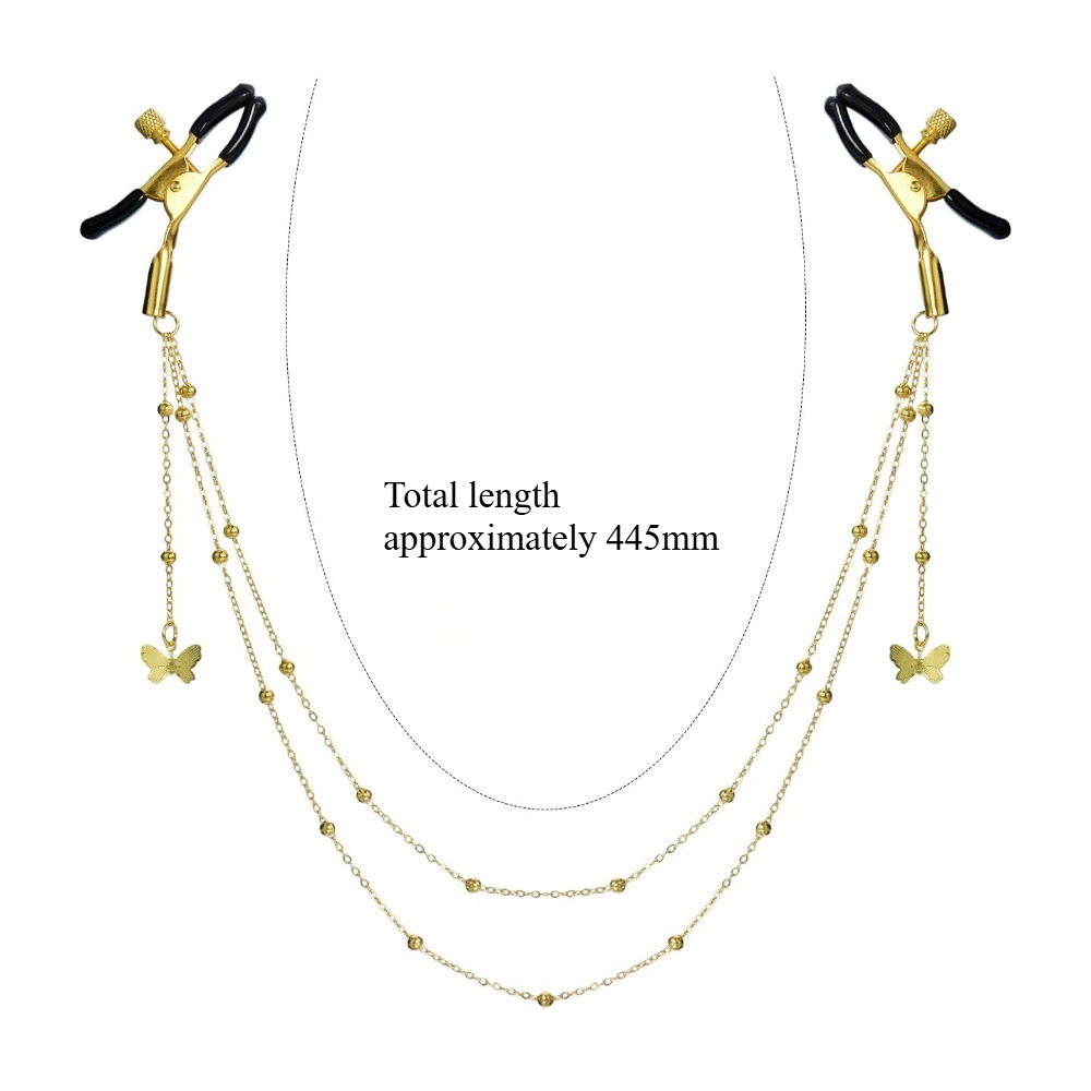 Sexy Butterfly Nipple Clamps C - đánh giá và giá Body Jewelry Nipple Chain