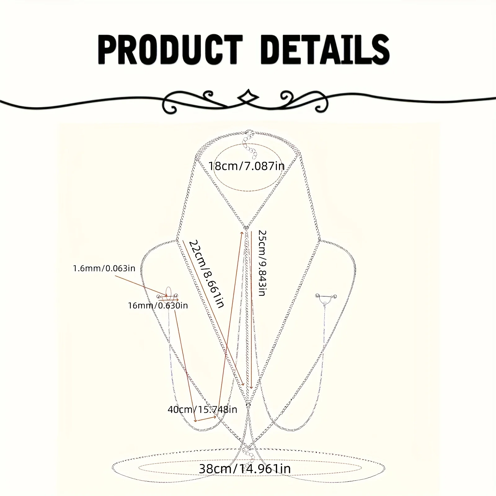 1pc  Elegant & Sexy Body Chain - đánh giá và giá Body Jewelry Nipple Chain