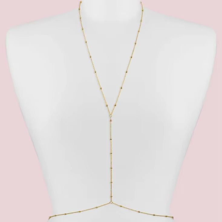 Fashion Simple Bead Chain Bohe - đánh giá và giá Body Jewelry Bra