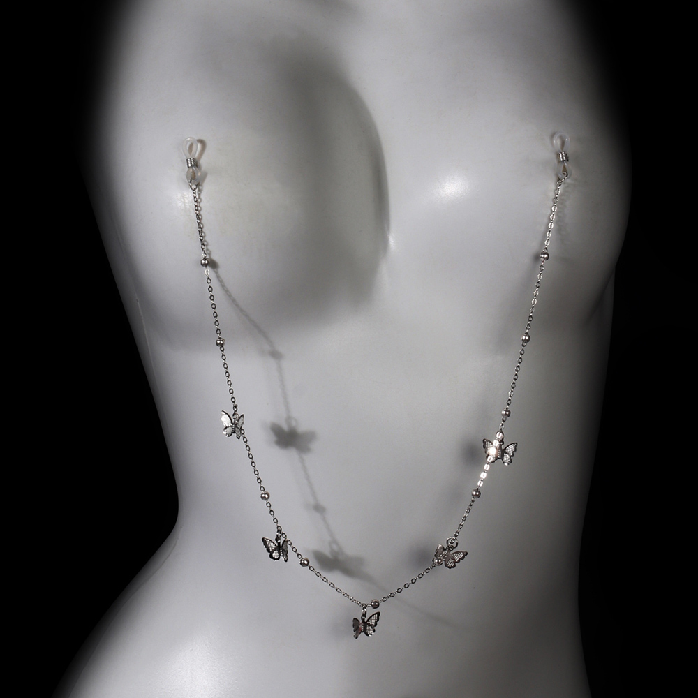 Sexy Metal Butterfly Nipple Ch - đánh giá và giá Body Jewelry Nipple Chain