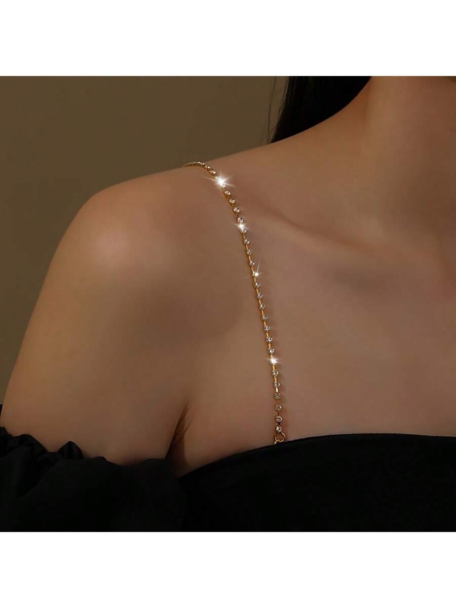 Elegant adjustable rhinestone  - đánh giá và giá Body Jewelry Bra