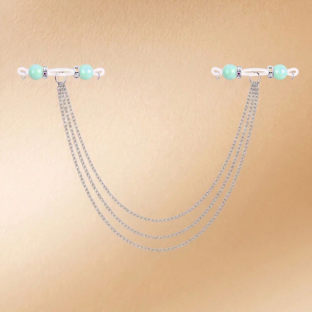 Women's Non-Piercing Nipple Ri - đánh giá và giá Body Jewelry Nipple Chain