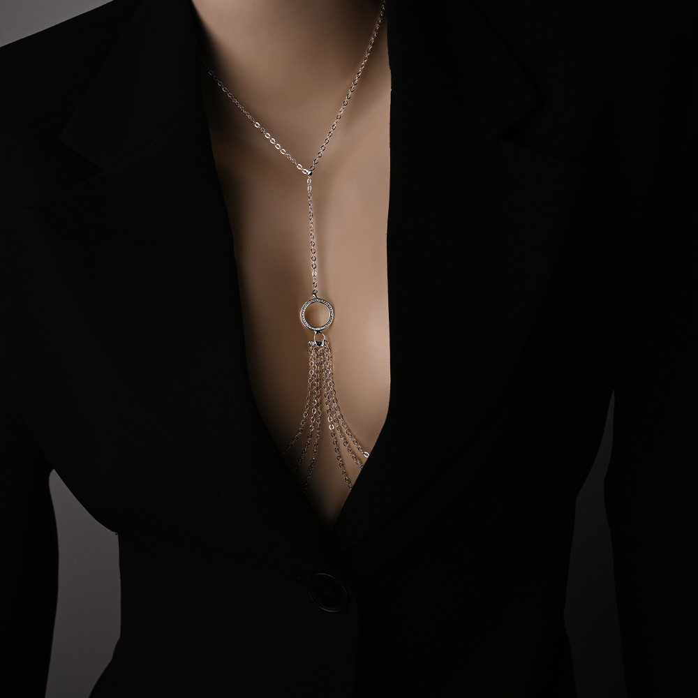 Hollow Round Nipple Chains Non - đánh giá và giá Body Jewelry Nipple Chain