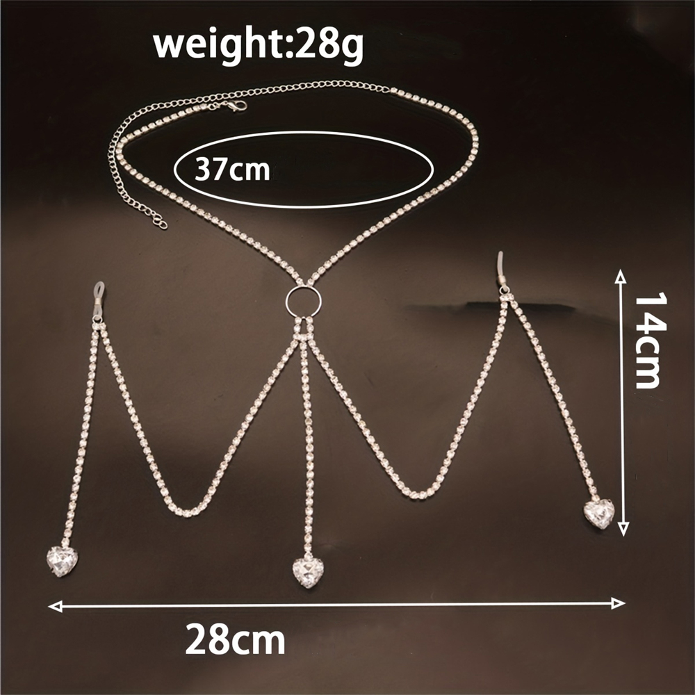 Exquisite Fashion Shining Rhin - đánh giá và giá Body Jewelry Bra