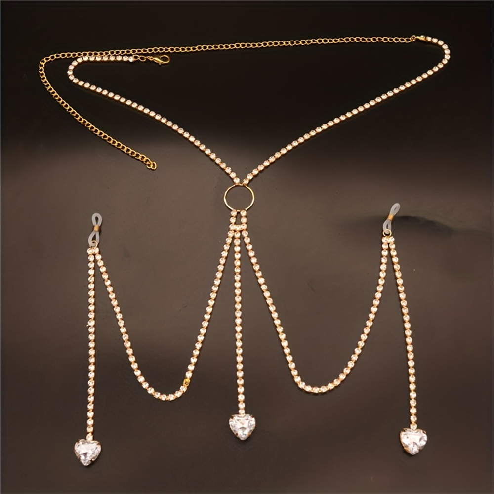 Exquisite Fashion Shining Rhin - đánh giá và giá Body Jewelry Bra