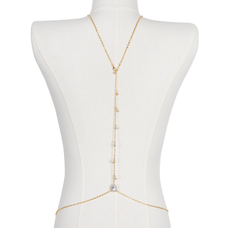 Bride Backless Rhinestone Wate - đánh giá và giá Body Jewelry Bra
