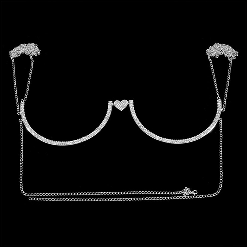Stonefans Trái Tim Rhinestone  - đánh giá và giá Body Jewelry Bra