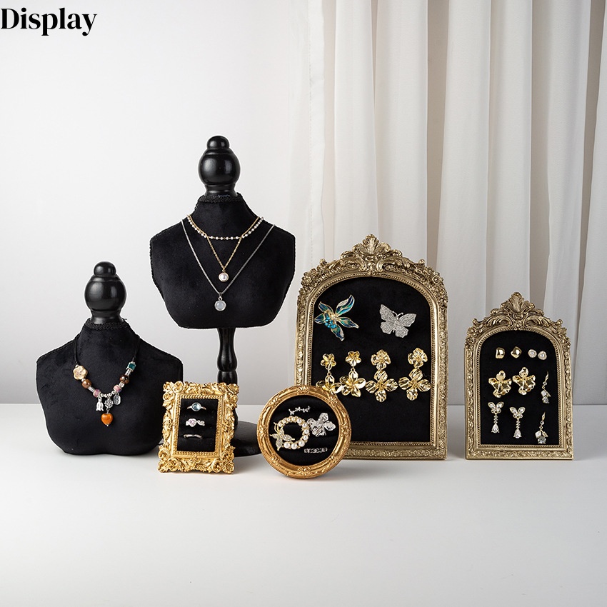 Black Velvet Bust Form Jewelry - đánh giá và giá Body Jewelry In Store